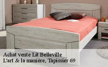 Achat vente Lit  belleville-69220 L'art & la manière, Tapissier 69
