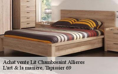 Achat vente Lit  chambosaint-allieres-69870 L'art & la manière, Tapissier 69