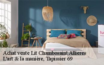 Achat vente Lit  chambosaint-allieres-69870 L'art & la manière, Tapissier 69