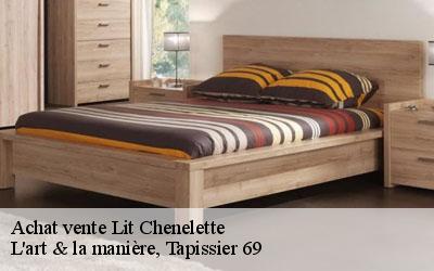 Achat vente Lit  chenelette-69430 L'art & la manière, Tapissier 69