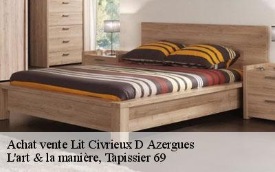 Achat vente Lit  civrieux-d-azergues-69380 L'art & la manière, Tapissier 69