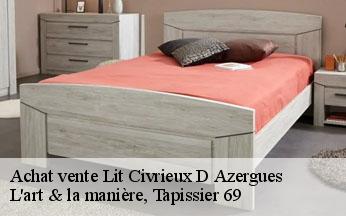 Achat vente Lit  civrieux-d-azergues-69380 L'art & la manière, Tapissier 69