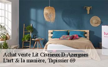 Achat vente Lit  civrieux-d-azergues-69380 L'art & la manière, Tapissier 69