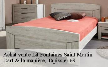 Achat vente Lit  fontaines-saint-martin-69270 L'art & la manière, Tapissier 69