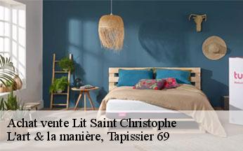 Achat vente Lit  saint-christophe-69860 L'art & la manière, Tapissier 69