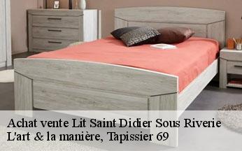 Achat vente Lit  saint-didier-sous-riverie-69440 L'art & la manière, Tapissier 69