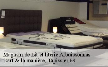Magasin de Lit et literie  arbuissonnas-69460 L'art & la manière, Tapissier 69