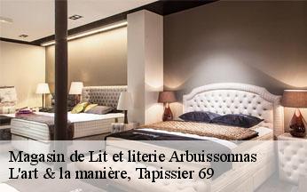 Magasin de Lit et literie  arbuissonnas-69460 L'art & la manière, Tapissier 69