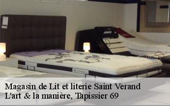 Magasin de Lit et literie  saint-verand-69620 L'art & la manière, Tapissier 69