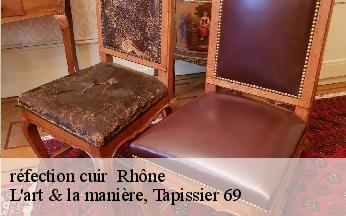 réfection cuir  69 Rhône  L'art & la manière, Tapissier 69
