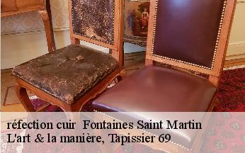 réfection cuir   fontaines-saint-martin-69270 L'art & la manière, Tapissier 69