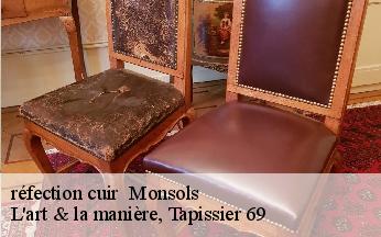 réfection cuir   monsols-69860 L'art & la manière, Tapissier 69
