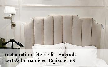 Restauration tête de lit   bagnols-69620 L'art & la manière, Tapissier 69