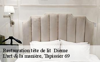 Restauration tête de lit   dieme-69170 L'art & la manière, Tapissier 69
