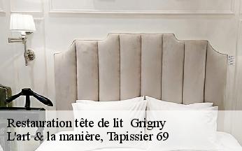 Restauration tête de lit   grigny-69520 L'art & la manière, Tapissier 69