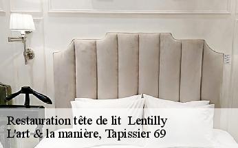 Restauration tête de lit   lentilly-69210 L'art & la manière, Tapissier 69