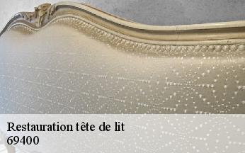 Restauration tête de lit   liergues-69400 L'art & la manière, Tapissier 69