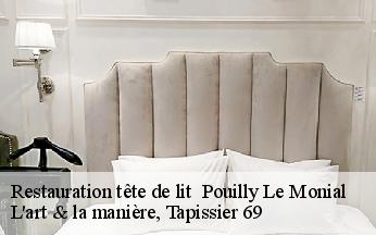 Restauration tête de lit   pouilly-le-monial-69400 L'art & la manière, Tapissier 69