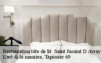 Restauration tête de lit   saint-jusaint-d-avray-69870 L'art & la manière, Tapissier 69