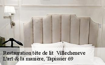 Restauration tête de lit   villecheneve-69770 L'art & la manière, Tapissier 69