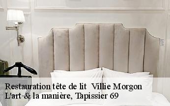 Restauration tête de lit   villie-morgon-69910 L'art & la manière, Tapissier 69