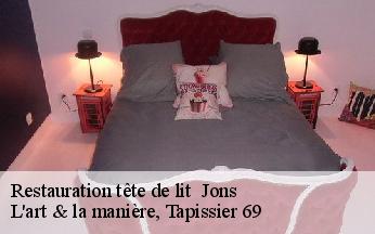 Restauration tête de lit   jons-69330 L'art & la manière, Tapissier 69