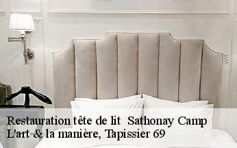 Restauration tête de lit   sathonay-camp-69580 L'art & la manière, Tapissier 69