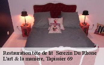 Restauration tête de lit   serezin-du-rhone-69360 L'art & la manière, Tapissier 69