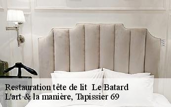 Restauration tête de lit   le-batard-69440 L'art & la manière, Tapissier 69
