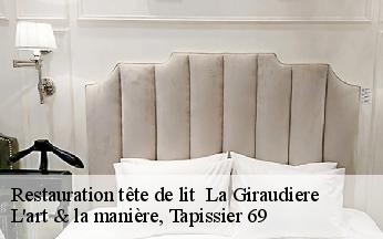 Restauration tête de lit   la-giraudiere-69690 L'art & la manière, Tapissier 69