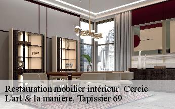 Restauration mobilier intérieur   cercie-69220 L'art & la manière, Tapissier 69