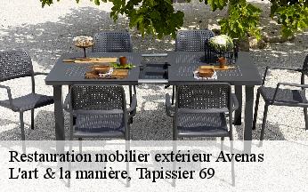 Restauration mobilier extérieur  avenas-69430 L'art & la manière, Tapissier 69