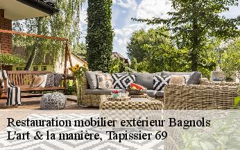 Restauration mobilier extérieur  bagnols-69620 L'art & la manière, Tapissier 69