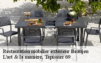Restauration mobilier extérieur  beaujeu-69430 L'art & la manière, Tapissier 69