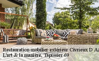 Restauration mobilier extérieur  civrieux-d-azergues-69380 L'art & la manière, Tapissier 69