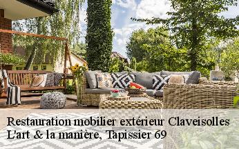 Restauration mobilier extérieur  claveisolles-69870 L'art & la manière, Tapissier 69