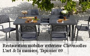 Restauration mobilier extérieur  claveisolles-69870 L'art & la manière, Tapissier 69