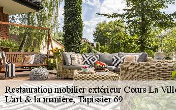 Restauration mobilier extérieur  cours-la-ville-69470 L'art & la manière, Tapissier 69