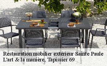 Restauration mobilier extérieur  sainte-paule-69620 L'art & la manière, Tapissier 69